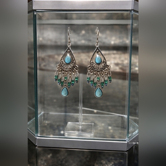 Jewelry - Water Drop Shaped Tassel earrings.